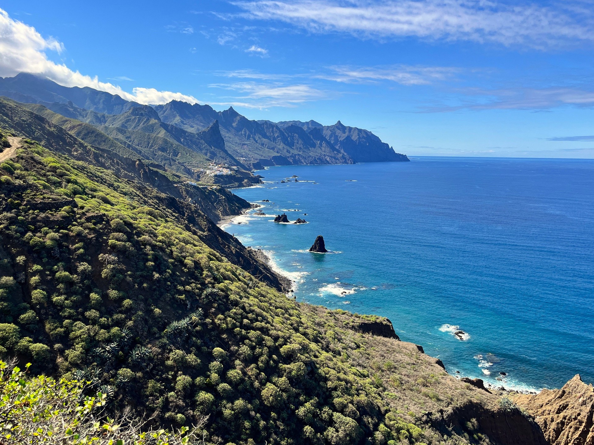 Littoral d’Anaga et océan Atlantique à Tenerife, Îles Canaries