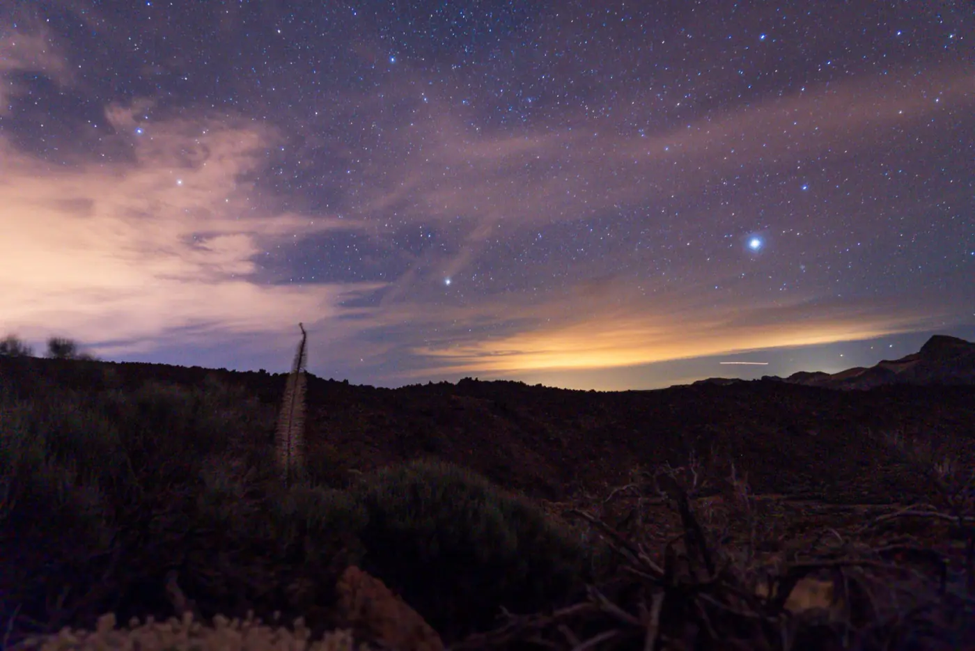 Die Milchstraße über dem Teide-Nationalpark