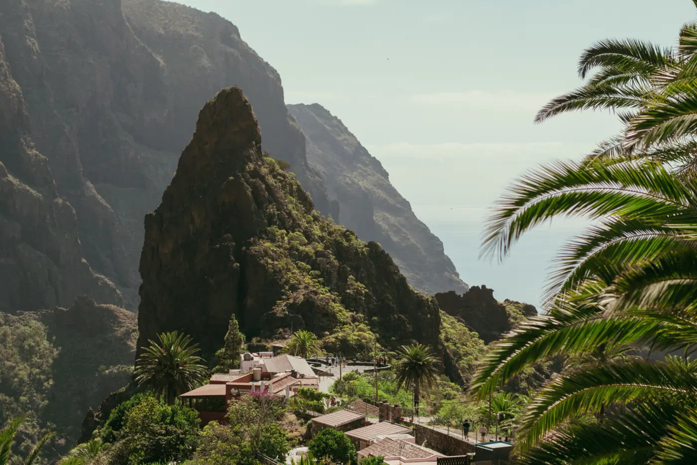 View of the Masca gorge from the viewpoint