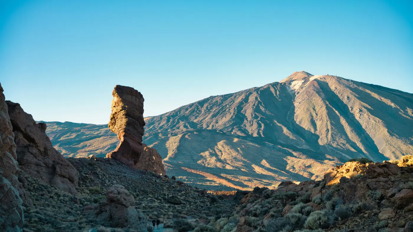 Blick auf den Teide vom Süden Teneriffas